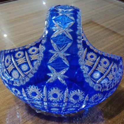 Bohemia Crystal Fruit Vase